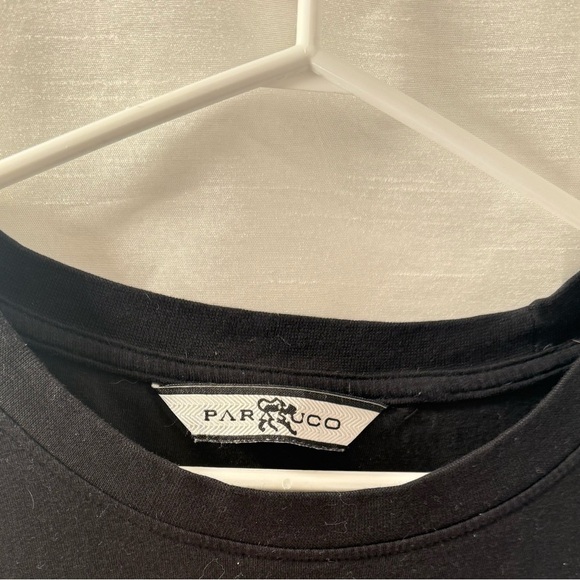 Parasuco T-shirts Men’s XL size used great condition Black Red Silver - Picture 3 of 7
